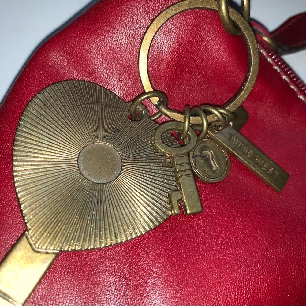 Y2K Nine West Hobo Leather Shoulder Bag - Picture 3 of 11